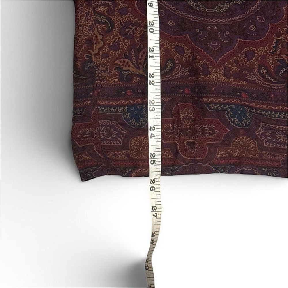 Lauren Ralph Lauren Womens 100% Silk Button Down Shirt - Picture 6 of 6